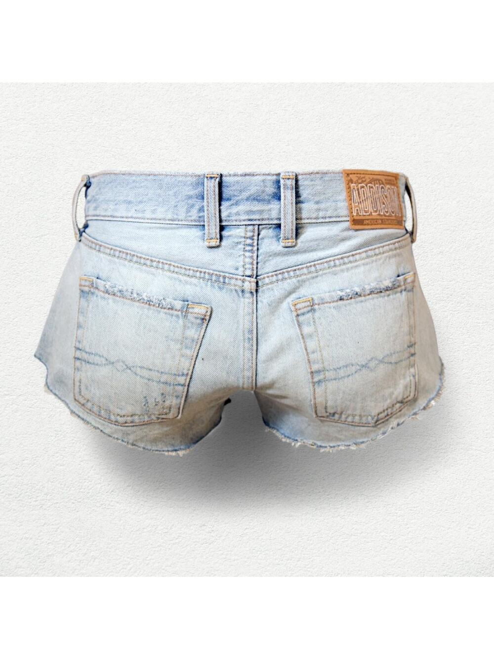 Lucky Brand x Addison Rae Ultra Low Rise Addison Denim Jean Shorts in Legacy